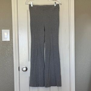 Donni Rib Kick Flare - heather grey Flared Pants